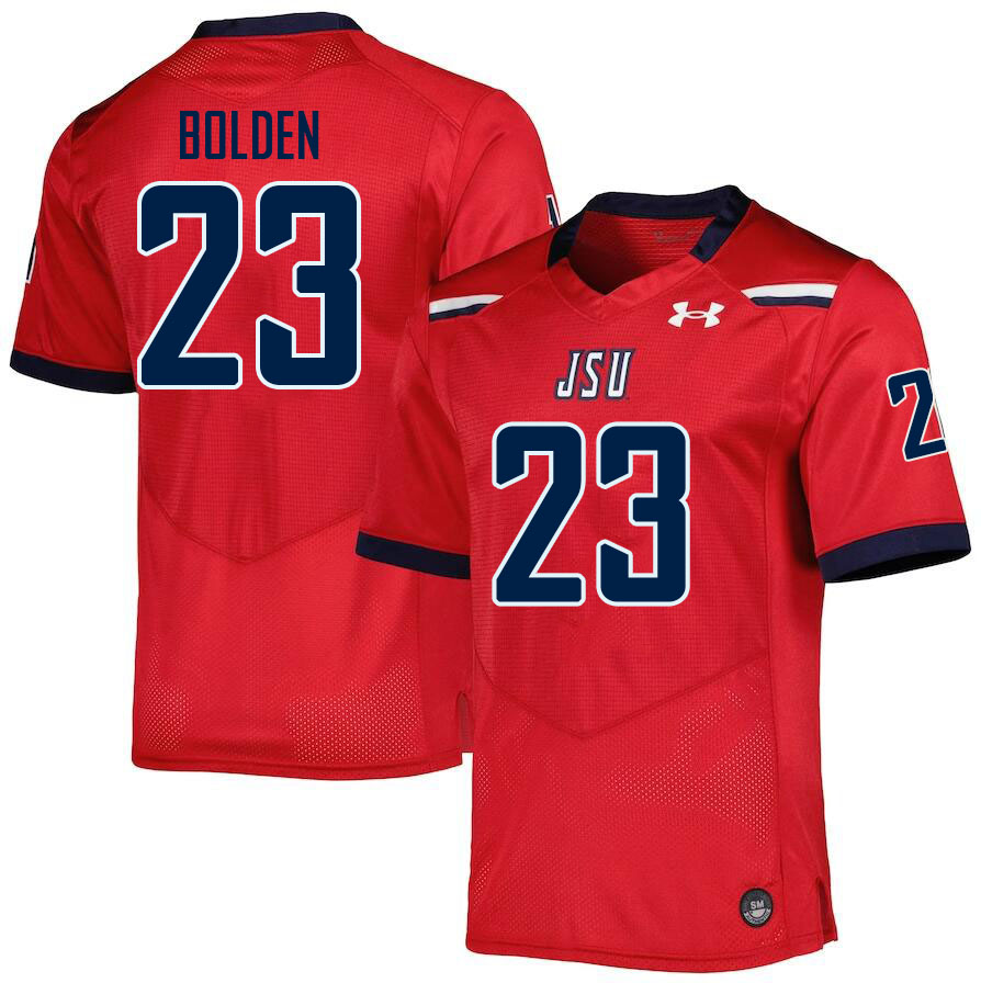 Jackson State Tigers #23 Isaiah Bolden College Football Jerseys,Uniforms-Red